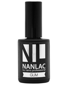 Гель лак базовый для ногтей NANLAC Gum 15 мл Nano professional