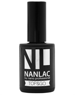 Гель лак защитный для ногтей NANLAC Top Go 15 мл Nano professional