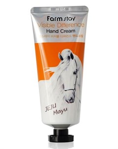 Крем с лошадиным маслом для рук Visible Difference Hand Cream AD 100 г Farmstay