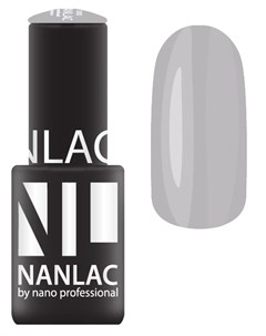 2143 гель лак для ногтей седой Эльбрус NANLAC 6 мл Nano professional