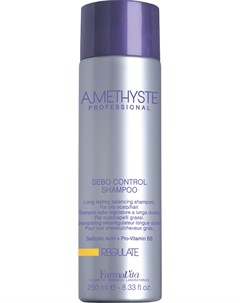 Шампунь для жирной кожи головы Amethyste regulate sebo controll shampoo 250 мл Farmavita