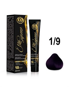 1 9 крем краска для волос черно фиолетовый ELITE SUPREME 100 мл Constant delight
