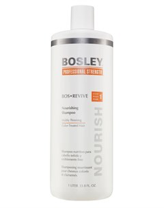 Шампунь питательный для истонченных окрашенных волос ВОS REVIVE step 1 1000 мл Bosley