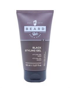 Гель черный для укладки волос BEARD CLUB 150 мл Kaypro