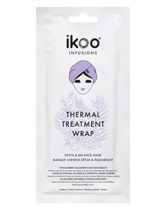 Маска шапочка для волос Детокс и баланс Thermal Treatment Wrap Detox Balance 35 г Ikoo