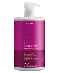 Шампунь для поддержания оттенка окрашенных волос фиолетовый ULTRA VIOLET SHAMPOO 1000 мл Lakme