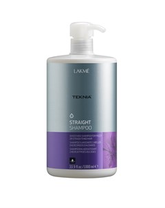 Шампунь для гладкости волос с нарушенной структурой или химически выпрямленных волос STRAIGHT SHAMPO Lakme