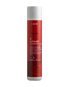 Шампунь для поддержания оттенка окрашенных волос красный ULTRA RED SHAMPOO 100 мл Lakme