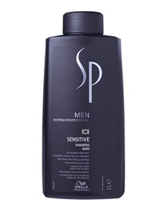 Шампунь для чувствительной кожи головы для мужчин Sensitive Shampoo 1000 мл Wella sp