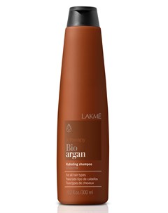 Шампунь аргановый увлажняющий для волос Bio Argan Hydrating Shampoo 300 мл Lakme