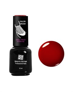 906 гель лак для ногтей красный рубин Shell Nails 12 мл Brigitte bottier