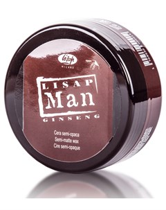 Воск матирующий для укладки волос для мужчин Semi Matte Wax MAN 100 мл Lisap milano