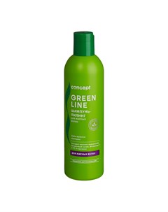 Шампунь пилинг для жирных волос GREEN LINE Sebo balance shampoo 300 мл Concept