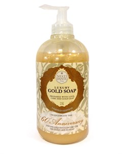 Мыло жидкое Юбилейный золотой Anniversary Gold Soap 500 мл Nesti dante