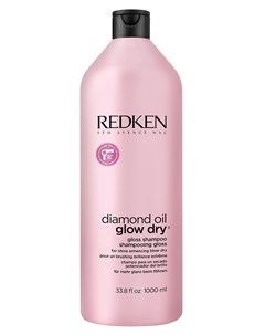 Шампунь для блеска волос DIAMOND OIL GLOW DRY 1000 мл Redken