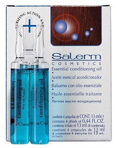Масло кондиционер легкое для волос Essential Conditioning Oil 8 4 13 мл Salerm cosmetics