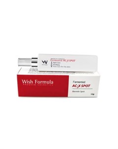 Крем высокоэффективный против акне Fermented AC X Spot 12 г Wish formula