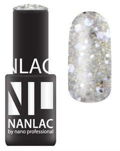 2081 гель лак для ногтей осколки льда NANLAC 6 мл Nano professional