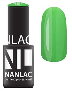 2161 гель лак для ногтей зеленый мексиканец NANLAC 6 мл Nano professional