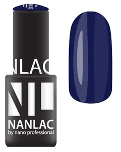 2188 гель лак для ногтей black indigo NANLAC 6 мл Nano professional