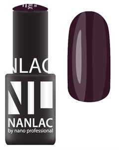 2184 гель лак для ногтей black wine NANLAC 6 мл Nano professional