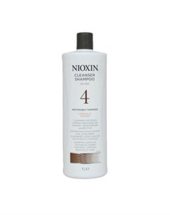 Очищающий шампунь Система 4 для тонких окрашенных заметно редеющих волос 1 л Nioxin