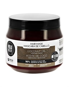 Маска для волос COCONUT OIL с кокосовым маслом увлажнение и восстановление 250 мл Hello nature