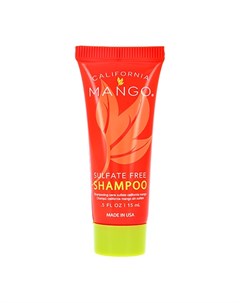 Шампунь для волос SULFATE FREE для всех типов волос 15 мл California mango
