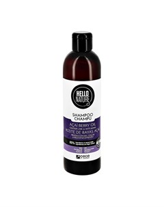 Шампунь для волос ACAI BERRY OIL с маслом ягод асаи для окрашенных волос 300 мл Hello nature