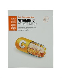 Маска для лица VELVET с витамином C 25 г Brtc