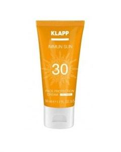 Солнцезащитный крем для лица SPF30 Immun Sun Face Protection Cream Klapp (германия)