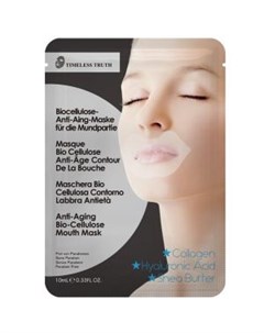 Антивозрастная маска на биоцеллюлозной основе для губ Anti Aging Bio Cellulose Mouth Mask Timeless truth (япония/тайвань)