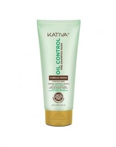 Маска контроль перед мытьем шампунем для жирных волос Oil Control Kativa (перу)