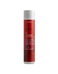 Шампунь для поддержания оттенка окрашенных волос Красный Ultra red shampoo 47042 300 мл Lakme (испания)