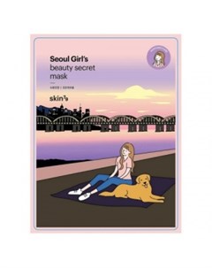 Тканевая маска для лица Успокаивающая Skin79 Seoul Girl s Beauty Secret Mask Relaxing Skin79 (корея)