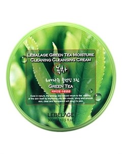 Крем Green Tea Moisture Cleaning Cleansing Cream Очищающий для Снятия Макияжа с Экстрактом Зеленого  Lebelage