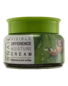 Крем Snail Visible Difference Moisture Cream для Лица Увлажняющий с Муцином Улитки 100г Farmstay