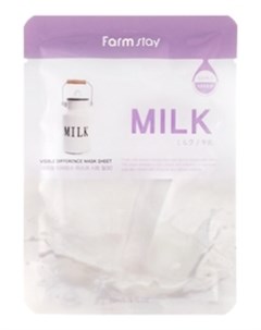 Маска Visible Difference Mask Sheet Milk Тканевая для Лица с Молочными Протеинами 23 мл Farmstay