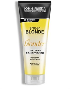 Кондиционер Sheer Blonde Go Blonder Осветляющий для Натуральных и Окрашенных Волос 250 мл John frieda