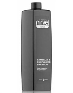 Шампунь Shampoo Color Protection Camellia Sunflower для Окрашенных Волос 1000 мл Nirvel professional