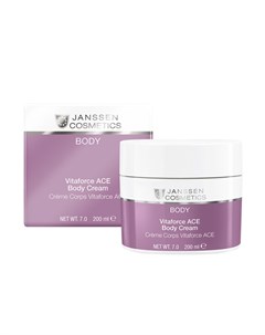 Крем Vitaforce ACE Body Cream Насыщенный для Тела с Витаминами A C и E 200 мл Janssen cosmetics