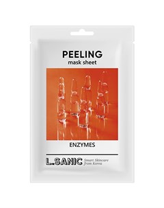 Маска Enzymes Peeling Mask Sheet Обновляющая Тканевая с Энзимами 25 мл L'sanic
