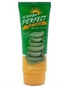 Крем Aloevera Perfect Sun Cream SPF 50 PA Солнцезащитный 70г Farmstay
