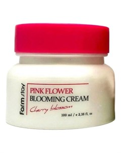 Крем для Лица с Вишневым Цветом Pink Flower Blooming Cream Сherry Blossom 100 мл Farmstay