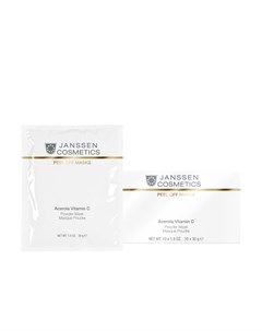 Маска Acerola Vitamin C Powder Mask Розовая с Ацеролой Вишней и Витамином с 10 30гр Janssen cosmetics