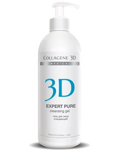 Гель для Лица Очищающий Expert Pure 500 мл Collagene 3d