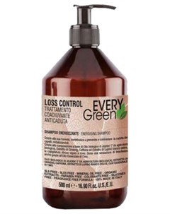 Шампунь Every Green Loss Control Energising Shampoo против Выпадения 500 мл Dikson