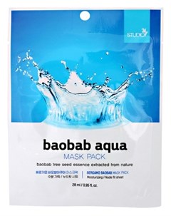 Маска Baobab Aqua Mask Pack Тканевая для Лица с Экстрактом Баобаба 28 мл Bergamo