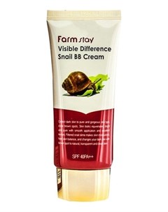 ББ Крем Visible Difference Snail BB Cream с Муцином Улитки SPF50 PA 50г Farmstay