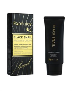 ББ Крем Black Snail Primer B B Cream с Муцином Черной Улитки SPF50 PA 50г Farmstay